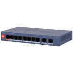 Switch|DAHUA|DH-CS4010-8ET2GT-60|PoE ports 8|60 Watts|CS4010-8ET2GT-60