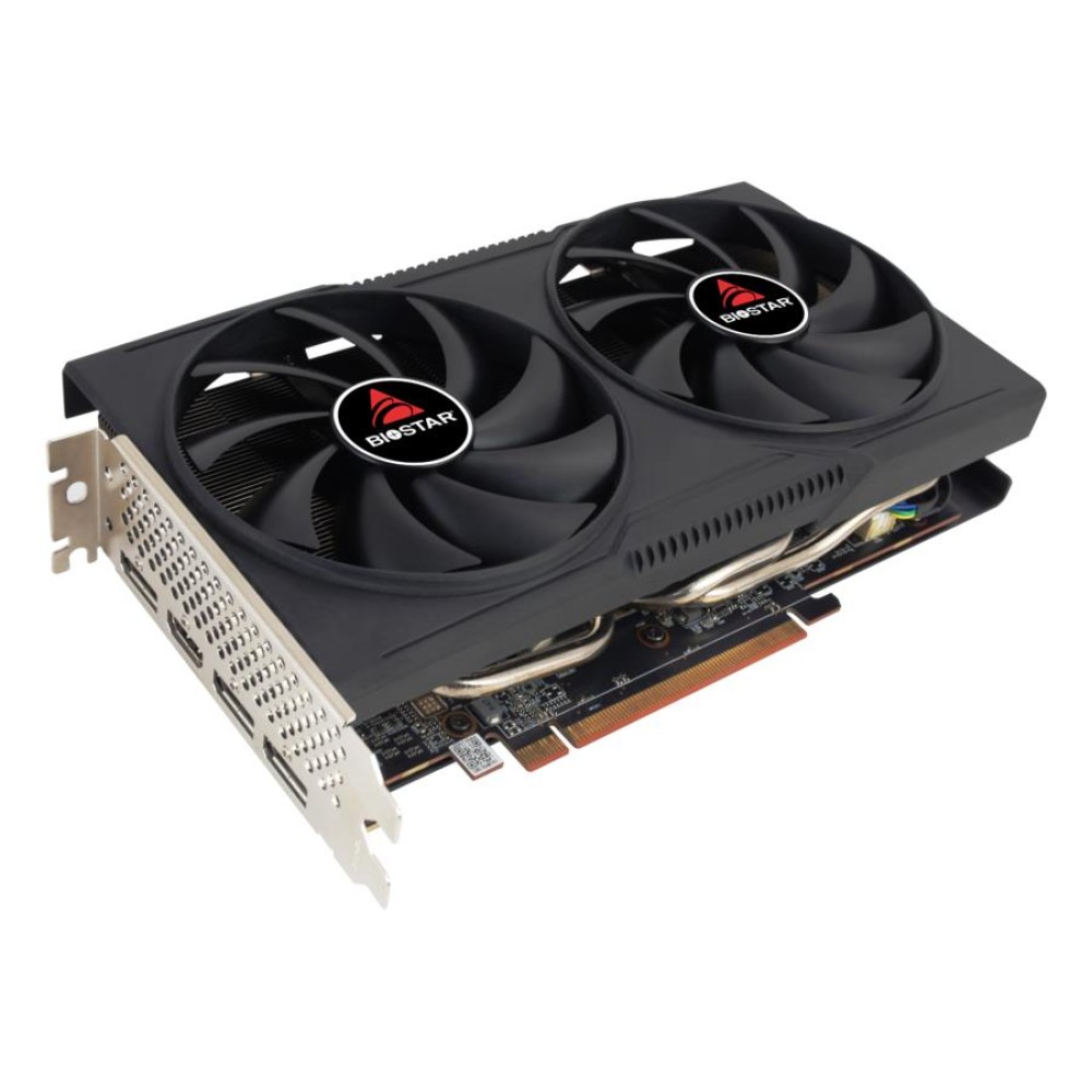 Graphics Card|BIOSTAR|AMD Radeon RX 7600|8 GB|GDDR6|128 bit|PCIE 4.0 16x|GPU 2250 MHz|Dual Slot Fansink|1xHDMI|3xDisplayPort|VA7606RM81