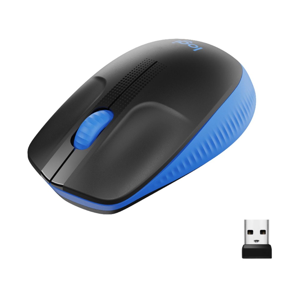 MOUSE USB OPTICAL WRL M190/BLUE 910-005907 LOGITECH