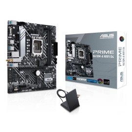 Mainboard|ASUS|Intel H610|LGA1700|Micro-ATX|Memory DDR4|Memory slots 2|1xPCI-Express 3.0 1x|1xPCI-Express 4.0 16x|2xM.2|1x15pin D-sub|1xHDMI|1xDisplayPort|2xAudio-In|1xAudio-Out|4xUSB 2.0|2xUSB 3.2|2xPS/2|1xRJ45|2xRF-Out|H610M-AWIFID4