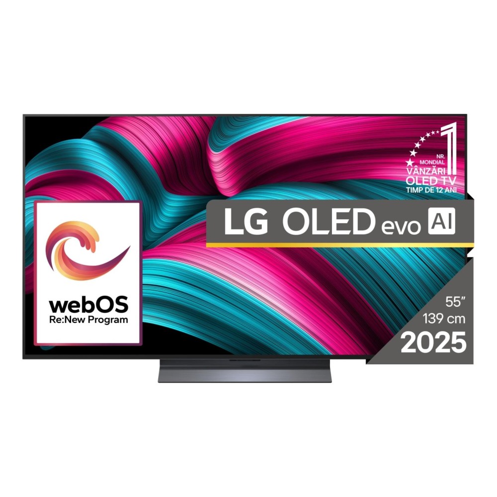 TV Set|LG|55"|OLED/4K/Smart|3840x2160|Wireless LAN|Bluetooth|webOS|Black|OLED55C51LA