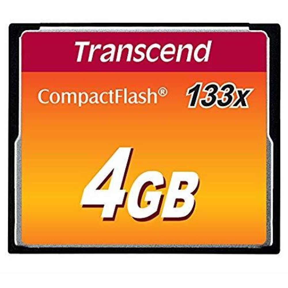 MEMORY COMPACT FLASH 4GB/SLC TS4GCF133 TRANSCEND