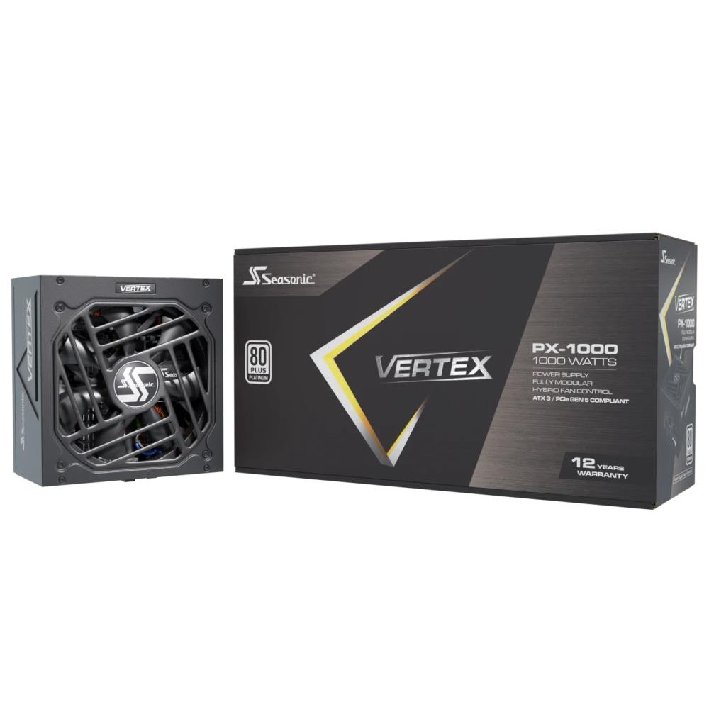 Power Supply|SEASONIC|VERTEX PX|1000 Watts|Efficiency 80 PLUS PLATINIUM|MTBF 100000 hours|VERTEXPX-1000