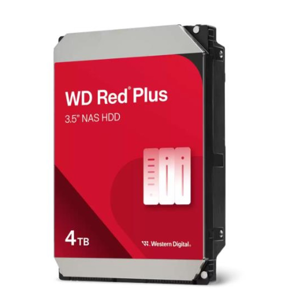 HDD|WESTERN DIGITAL|Red Plus|4TB|128 MB|5400 rpm|3,5"|WD40EFZZ