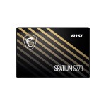 SSD|MSI|SPATIUM S270|480GB|SATA|3D NAND|Write speed 450 MBytes/sec|Read speed 500 MBytes/sec|2,5"|TBW 250 TB|MTBF 2000000 hours|S78-440E350-P83