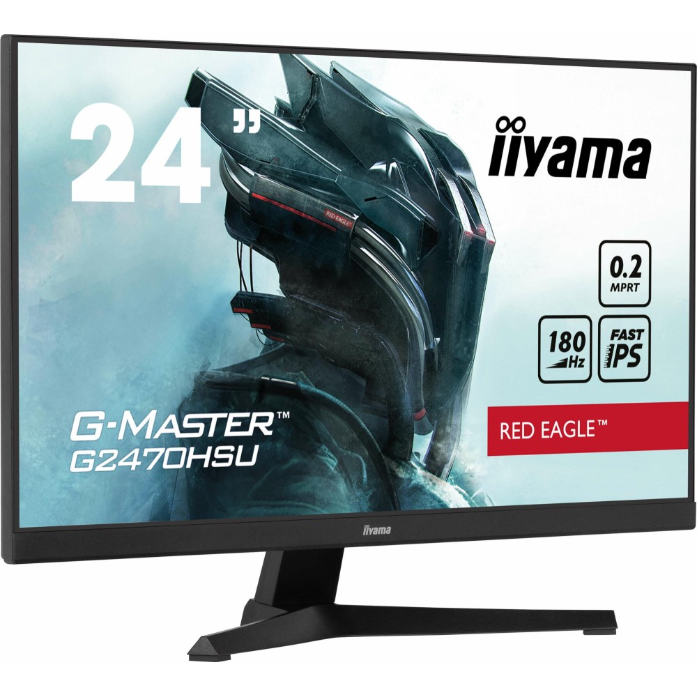 LCD Monitor|IIYAMA|G2470HSU-B6|24"|Panel IPS|1920x1080|16:9|180Hz|Matte|0.2 ms|Speakers|Colour Black|G2470HSU-B6