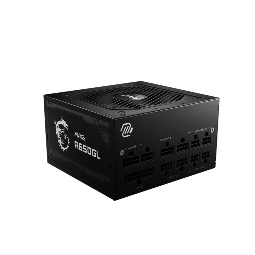 Power Supply|MSI|650 Watts|Efficiency 80 PLUS GOLD|PFC Active|MTBF 1500000 hours|MAGA650GL Power Supply|MSI|650 Watts|Efficiency 80 PLUS GOLD|PFC Active|MTBF 1500000 hours|MAGA650GL