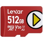 MEMORY MICRO SDXC 512GB UHS-I/PLAY LMSPLAY512G-BNSNG LEXAR