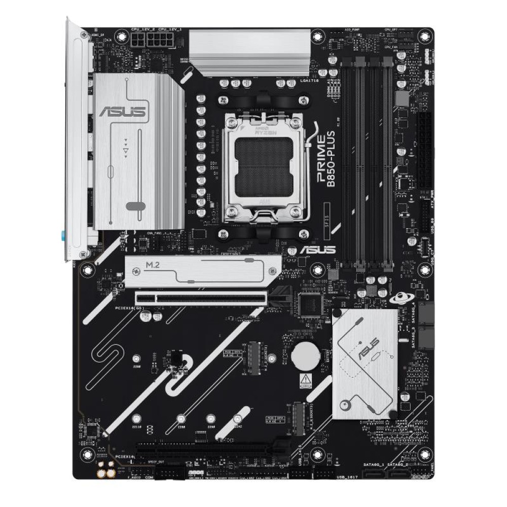 Mainboard|ASUS|AMD B850|SAM5|ATX|Memory DDR5|Memory slots 4|1xPCI-Express 4.0 16x|1xPCI-Express 5.0 16x|3xM.2|1xHDMI|1xDisplayPort|2xUSB 2.0|5xUSB 3.2|1xUSB-C|1xRJ45|3xAudio port|PRIMEB850-PLUS Mainboard|ASUS|AMD B850|SAM5|ATX|Memory DDR5|Memory slots 4|1xPCI-Express 4.0 16x|1xPCI-Express 5.0 16x|3xM.2|1xHDMI|1xDisplayPort|2xUSB 2.0|5xUSB 3.2|1xUSB-C|1xRJ45|3xAudio port|PRIMEB850-PLUS