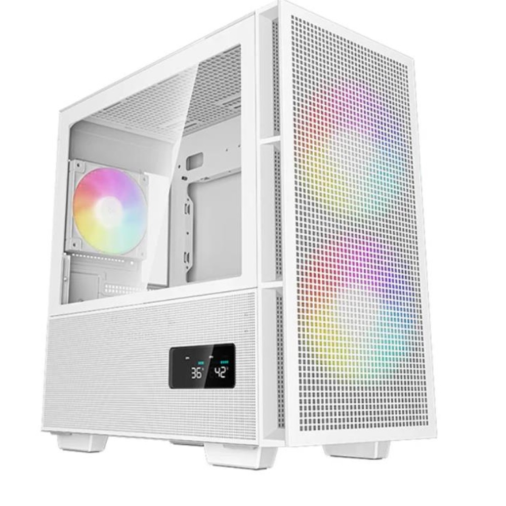Case|DEEPCOOL|CH360 DIGITAL WH|MiniTower|Not included|MicroATX|MiniITX|Colour White|CH360DIGITALWH