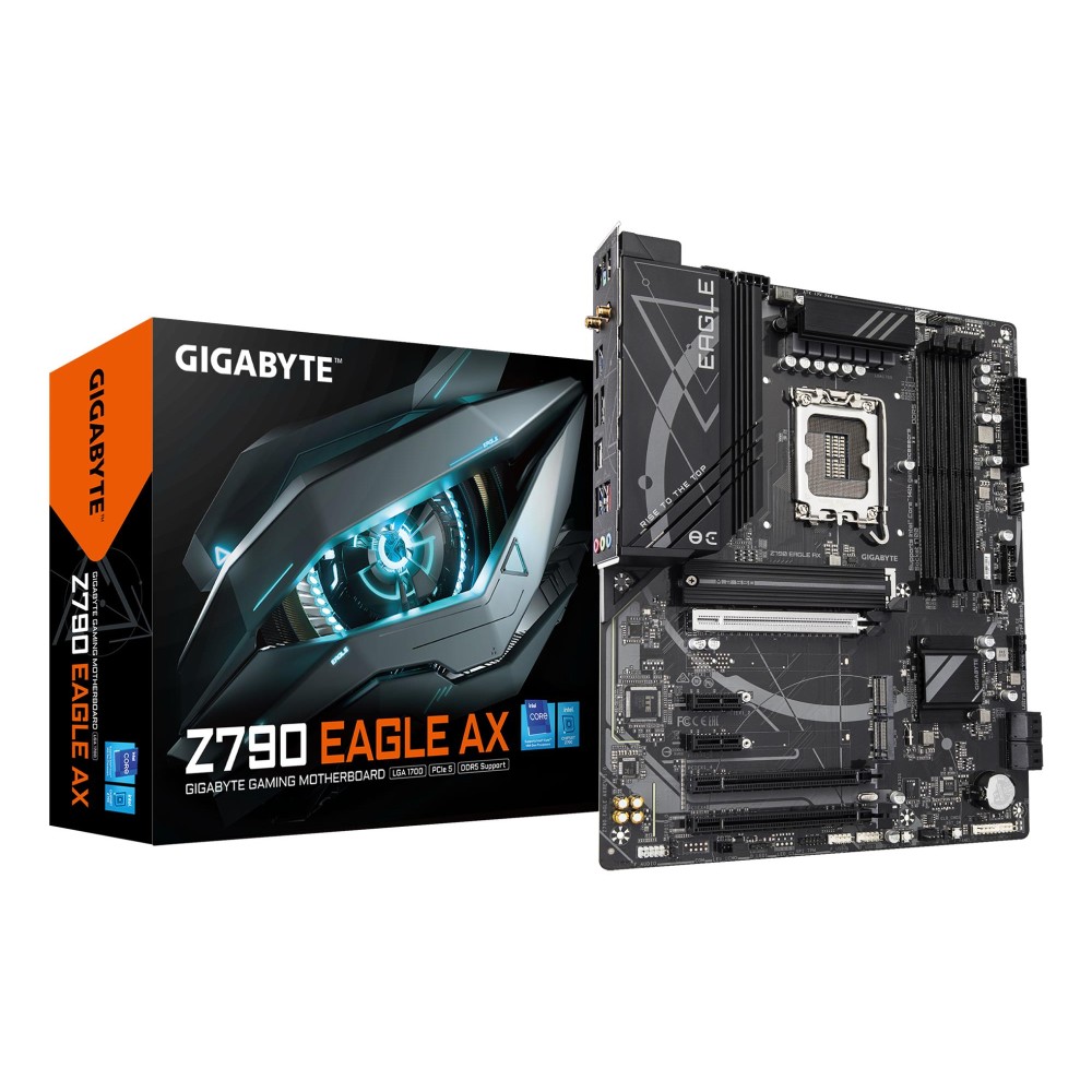 Mainboard|GIGABYTE|Intel Z790|LGA1700|ATX|Memory DDR5|Memory slots 4|Z790EAGLEAX1.1