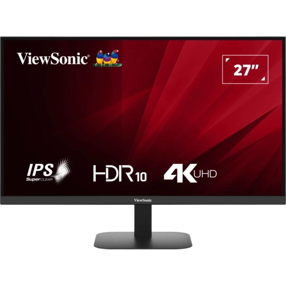 LCD Monitor|VIEWSONIC|VA2708-4K-HD|27"|Panel IPS|3840x2160|16:9|60 Hz|Matte|4 ms|Tilt|Colour Black|VA2708-4K-HD