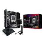 Mainboard|ASUS|AMD X870|SAM5|Mini-ITX|Memory DDR5|Memory slots 2|1xPCI-Express 4.0 16x|1xPCI-Express 5.0 16x|2xM.2|1xHDMI|3xUSB 3.0|4xUSB 3.2|1xUSB-C|2xUSB4|1xRJ45|ROGSTRIXX870-IGAMWIFI