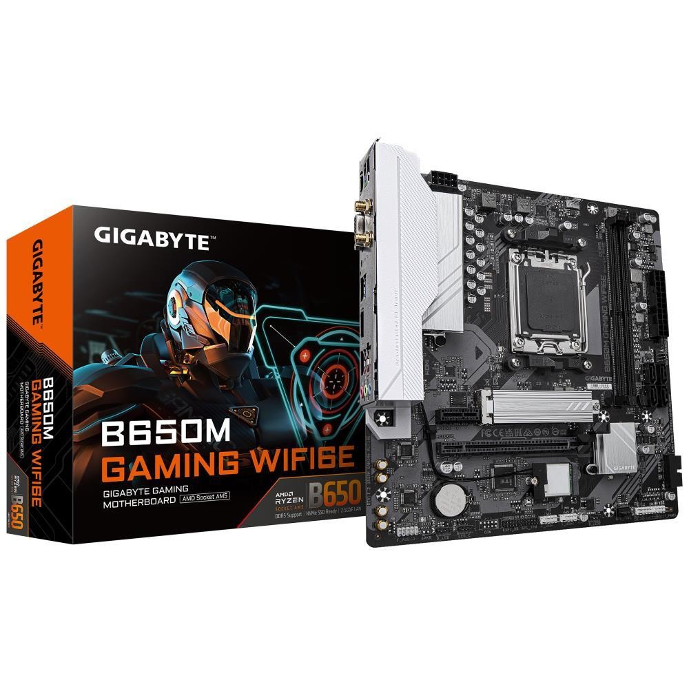 Mainboard|GIGABYTE|AMD B650|SAM5|Micro-ATX|Memory DDR5|Memory slots 2|B650MGAMINGWIFI6E1.3