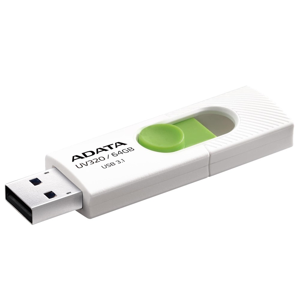 MEMORY DRIVE FLASH USB3.1 64GB/WHITE AUV320-64G-RWHGN ADATA