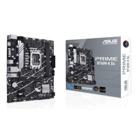 Mainboard|ASUS|Intel B760 Express|LGA1700|Micro-ATX|Memory DDR4|Memory slots 2|2xPCI-Express 4.0 1x|1xPCI-Express 4.0 16x|2xM.2|1x15pin D-sub|1xHDMI|2xUSB 2.0|4xUSB 3.2|1xPS/2|1xRJ45|3xAudio port|PRIMEB760M-KD4