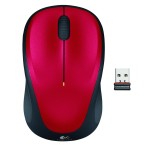 MOUSE USB OPTICAL WRL M235/RED 910-002496 LOGITECH