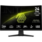 LCD Monitor|MSI|MAG 242C|23.6"|Gaming/Curved/Frameless|Matte|Panel VA|1920x1080|16:9|180Hz|1 ms|Colour Black|MAG242C
