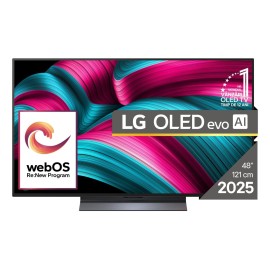 TV Set|LG|48"|OLED/4K/Smart|3840x2160|Wireless LAN|Bluetooth|webOS|Black|OLED48C51LA