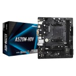 Mainboard|ASROCK|AMD A520|SAM4|Micro-ATX|Memory DDR4|Memory slots 2|1xPCI-Express 3.0 1x|1xPCI-Express 3.0 16x|1xM.2|1x15pin D-sub|1xDVI-D|1xHDMI|2xAudio-In|1xAudio-Out|2xUSB 2.0|4xUSB 3.2|1xPS/2|1xRJ45|A520M-HDV