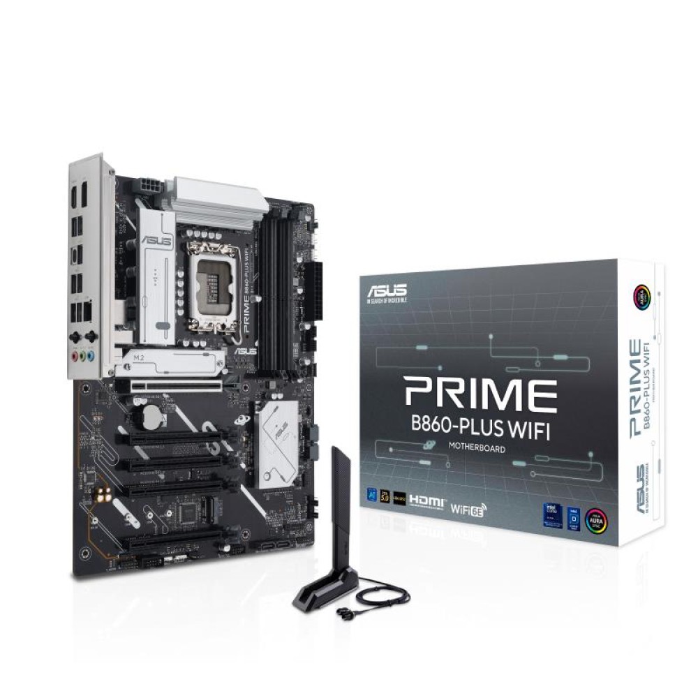 Mainboard|ASUS|Intel B860 Express|LGA1851|Micro-ATX|Memory DDR5|Memory slots 4|4xPCI-Express 4.0 16x|1xPCI-Express 5.0 16x|2xM.2|1xHDMI|1xDisplayPort|1xAudio-In|1xAudio-Out|1xMicrophone|4xUSB 2.0|3xUSB 3.2|1xUSB-C|PRIMEB860-PLUSWIFI Mainboard|ASUS|Intel B860 Express|LGA1851|Micro-ATX|Memory DDR5|Memory slots 4|4xPCI-Express 4.0 16x|1xPCI-Express 5.0 16x|2xM.2|1xHDMI|1xDisplayPort|1xAudio-In|1xAudio-Out|1xMicrophone|4xUSB 2.0|3xUSB 3.2|1xUSB-C|PRIMEB860-PLUSWIFI