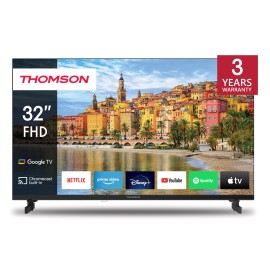 TV Set|THOMSON|32"|Smart/FHD|1920x1080|Wireless LAN|Bluetooth|Google TV|Black|32FG2S14 TV Set|THOMSON|32"|Smart/FHD|1920x1080|Wireless LAN|Bluetooth|Google TV|Black|32FG2S14