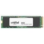 SSD|CRUCIAL|E100|1TB|M.2|NVMe|3D NAND|Write speed 3000 MBytes/sec|Read speed 5000 MBytes/sec|CT1000E100SSD8