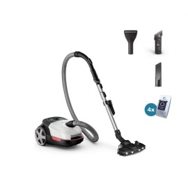 Vacuum Cleaner|PHILIPS|Bagged|900 Watts|Capacity 4 l|Noise 77 dB|White|Weight 4.6 kg|XD6122/12 Vacuum Cleaner|PHILIPS|Bagged|900 Watts|Capacity 4 l|Noise 77 dB|White|Weight 4.6 kg|XD6122/12