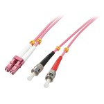 CABLE FIBRE OPTIC LC/ST OM4/3M 46352 LINDY
