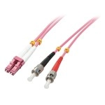 CABLE FIBRE OPTIC LC/ST OM4/3M 46352 LINDY