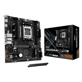 Mainboard|ASROCK|AMD A620|SAM5|Micro-ATX|Memory DDR5|Memory slots 2|A620AM-XWIFI