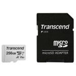 MEMORY MICRO SDXC 256GB W/ADAP/C10 TS256GUSD300S-A TRANSCEND