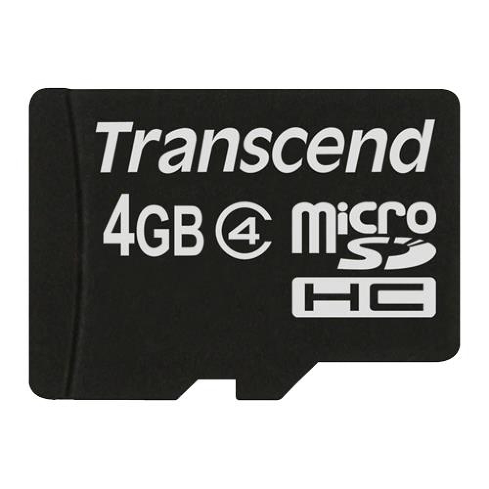 MEMORY MICRO SDHC 4GB/CLASS4 TS4GUSDC4 TRANSCEND