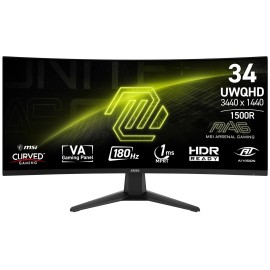 LCD Monitor|MSI|MAG 346CQ|34"|Gaming/Curved|Panel VA|3440x1440|16:9|180 Hz|1 ms|MAG346CQ LCD Monitor|MSI|MAG 346CQ|34"|Gaming/Curved|Panel VA|3440x1440|16:9|180 Hz|1 ms|MAG346CQ