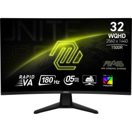 LCD Monitor|MSI|MAG 32CQ6F|31.5"|Gaming/Curved|Panel VA|2560x1440|16:9|180 Hz|0.5 ms|MAG32CQ6F LCD Monitor|MSI|MAG 32CQ6F|31.5"|Gaming/Curved|Panel VA|2560x1440|16:9|180 Hz|0.5 ms|MAG32CQ6F