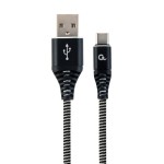 CABLE USB-C TO USB2 1M BLK/WHT/CC-USB2B-AMCM-1M-BW GEMBIRD