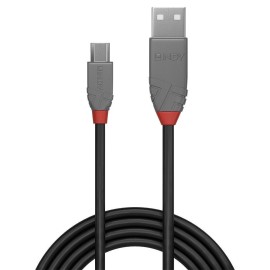 CABLE USB2 A TO MICRO-B 3M/ANTHRA 36734 LINDY CABLE USB2 A TO MICRO-B 3M/ANTHRA 36734 LINDY