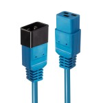 CABLE POWER IEC EXTENSION 1M/BLUE 30120 LINDY