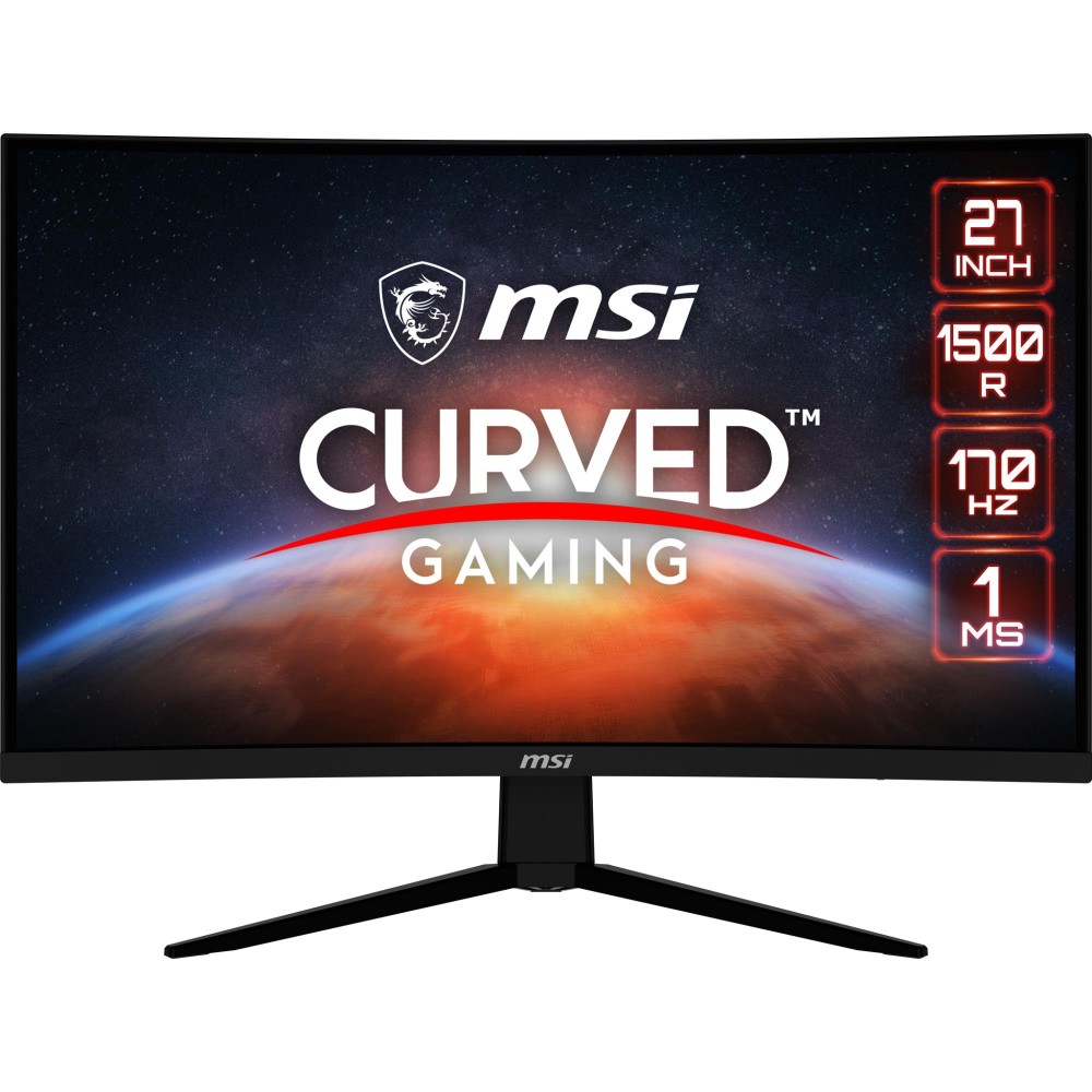 LCD Monitor|MSI|G273CQ|27"|Gaming/Curved|2560x1440|16:9|170Hz|Matte|Tilt|Colour Black|G273CQ