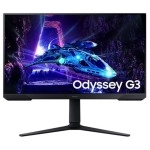LCD Monitor|SAMSUNG|24"|Gaming|Panel VA|1920x1080|16:9|180Hz|1 ms|Swivel|Pivot|Height adjustable|Tilt|Colour Black|LS24DG302EUXEN