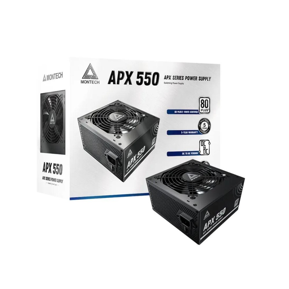 Power Supply|MONTECH|APX 550W|550 W|APX550 Power Supply|MONTECH|APX 550W|550 W|APX550