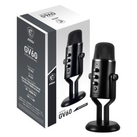 MICROPHONE GV60/IMMERSE GV60 STREAMING MIC MSI MICROPHONE GV60/IMMERSE GV60 STREAMING MIC MSI