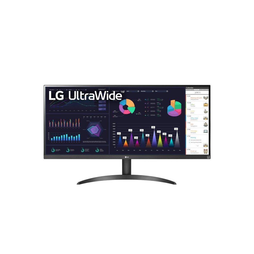 LCD Monitor|LG|34WQ500-B|34"|Business/21 : 9|Panel IPS|2560x1080|21:9|100hz|Matte|5 ms|Tilt|Colour Black|34WQ500-B