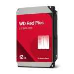 HDD|WESTERN DIGITAL|Red Plus|12TB|SATA|512 MB|7200 rpm|3,5"|WD120EFGX