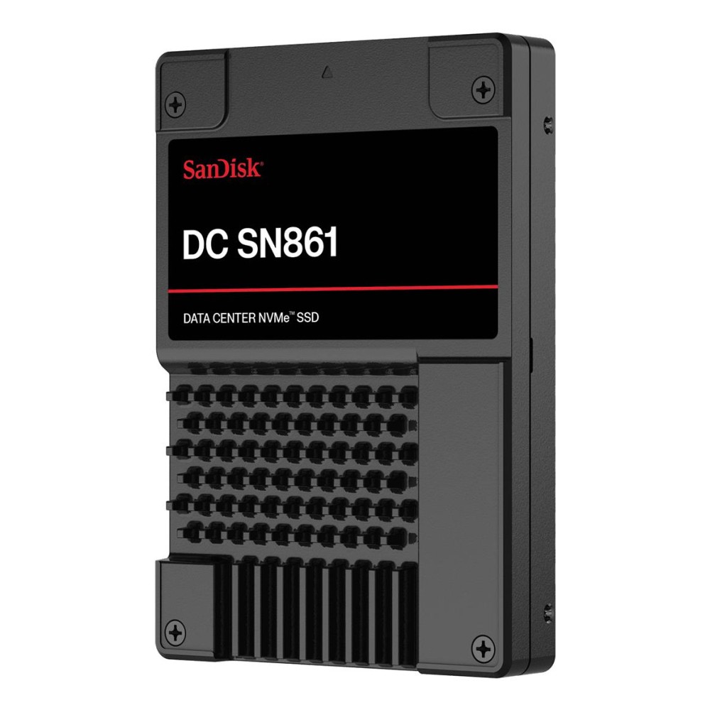 SSD|SANDISK|DC SN861|3.84TB|U.2|PCIe Gen5|NVMe|Write speed 7200 MBytes/sec|Read speed 13700 MBytes/sec|15mm|SDS6BA138PSP9X30TS2526