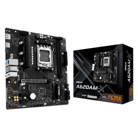 Mainboard|ASROCK|AMD A620A|SAM5|Micro-ATX|Memory DDR5|Memory slots 2|A620AM-X Mainboard|ASROCK|AMD A620A|SAM5|Micro-ATX|Memory DDR5|Memory slots 2|A620AM-X