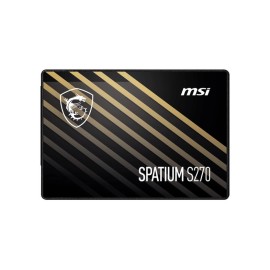 SSD|MSI|SPATIUM S270|240GB|SATA|3D NAND|Write speed 400 MBytes/sec|Read speed 500 MBytes/sec|2,5"|TBW 250 TB|MTBF 2000000 hours|S78-440N070-P83