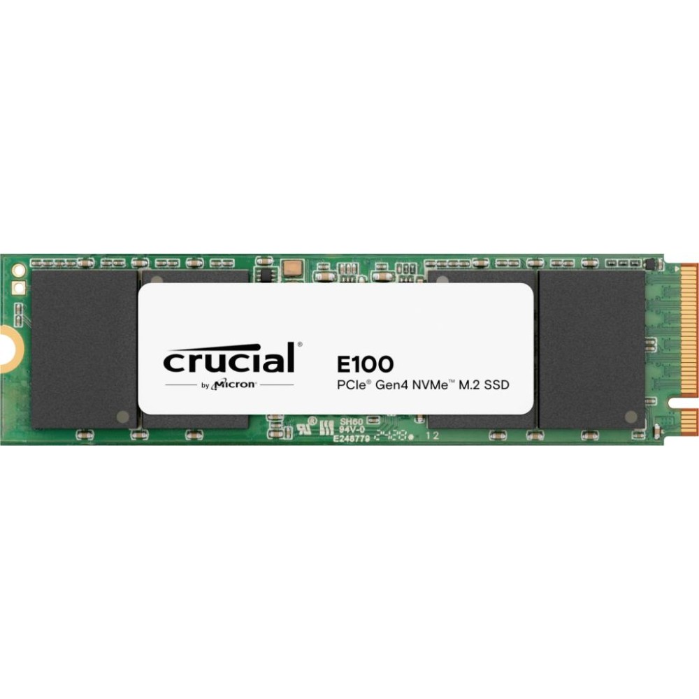 SSD|CRUCIAL|E100|1TB|M.2|NVMe|3D NAND|Write speed 3000 MBytes/sec|Read speed 5000 MBytes/sec|CT1000E100SSD8