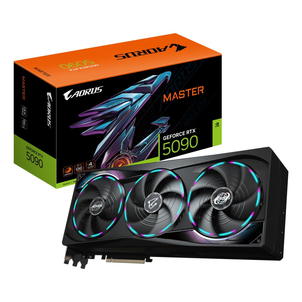 Graphics Card|GIGABYTE|NVIDIA GeForce RTX 5090|32 GB|GDDR7|512 bit|PCIE 5.0 16x|GPU 2655 MHz|Triple slot Fansink|1xHDMI|3xDisplayPort|N5090AORUSM-32GD