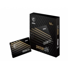SSD|MSI|SPATIUM S270|240GB|SATA|3D NAND|Write speed 400 MBytes/sec|Read speed 500 MBytes/sec|2,5"|TBW 250 TB|MTBF 2000000 hours|S78-440N070-P83
